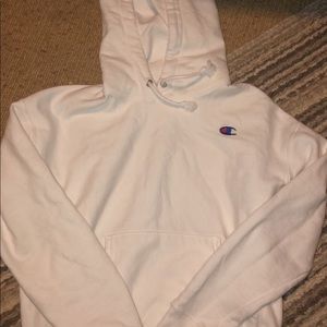 white champion hoodie!!